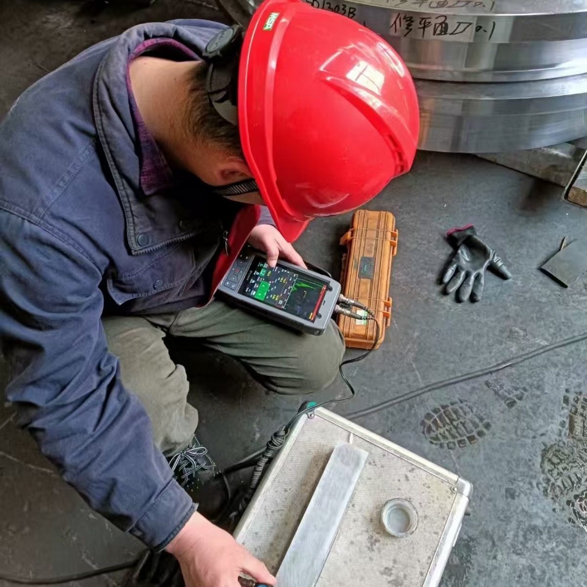 智聯型超聲波探傷儀現場案例